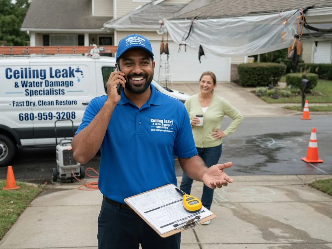Ceiling Leak Cleanup Riverton, NE FAQs